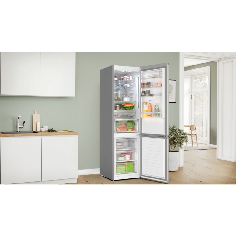 FRIGORIFICO COMBI NO FROST INOX BOSCH KGN394ICF 5