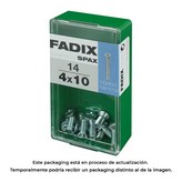 CAJA S 14 unid. TORNILLO METRICA CP M 4x10mm FADIX