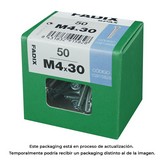 CAJA L 50 unid. TORNILLO METRICA CP M 4x30mm FADIX