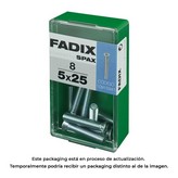 CAJA S 8 unid. TORNILLO METRICA CP M 5x25mm FADIX