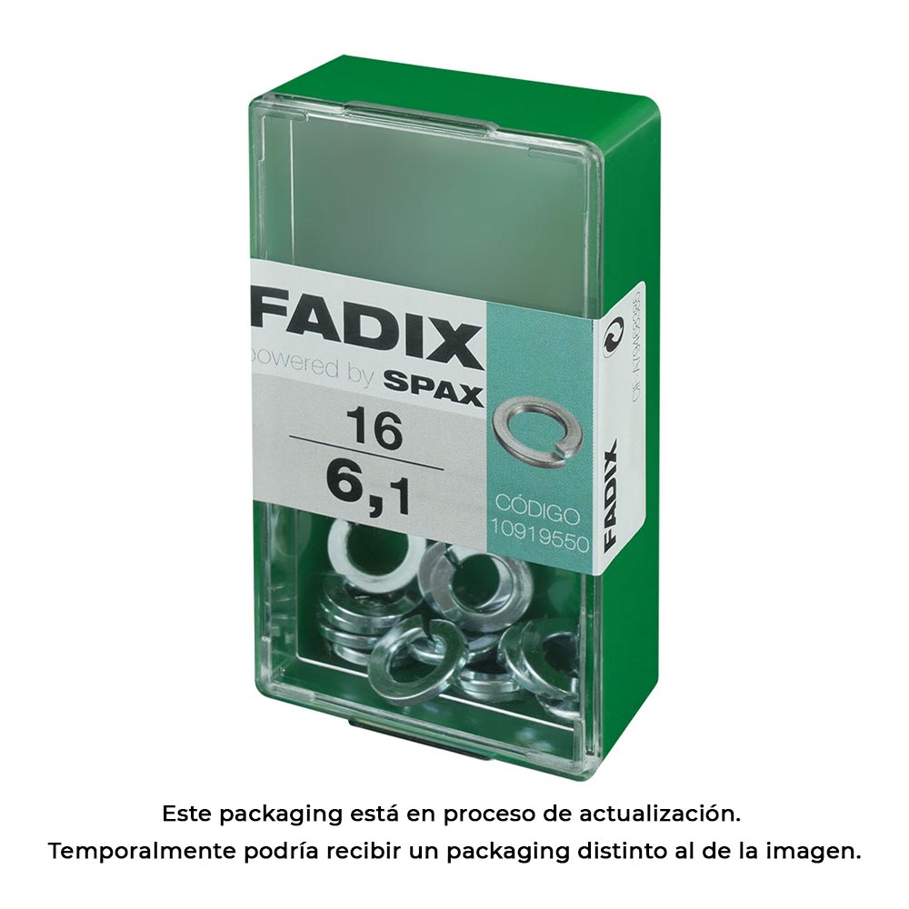 CAJA S 16 unid. ARANDELA PRESION 6,1mm FADIX