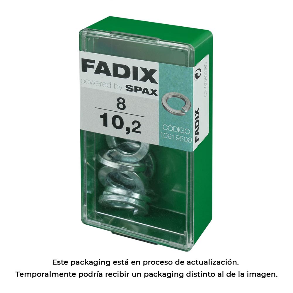 CAJA S 8 unid. ARANDELA PRESION 10,2mm FADIX