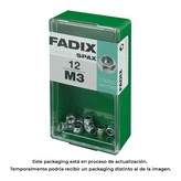 CAJA S 12 unid. TUERCA CON AUTOFRENO CINC M 3 FADIX