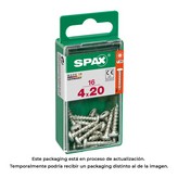 CAJA 16 unid. TORNILLO MADERA SPAX CAB. REDONDA WIROX 4,0x20mm SPAX