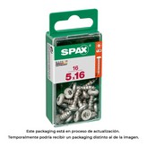 CAJA 16 unid. TORNILLO MADERA SPAX CAB. REDONDA WIROX 5,0x16mm SPAX