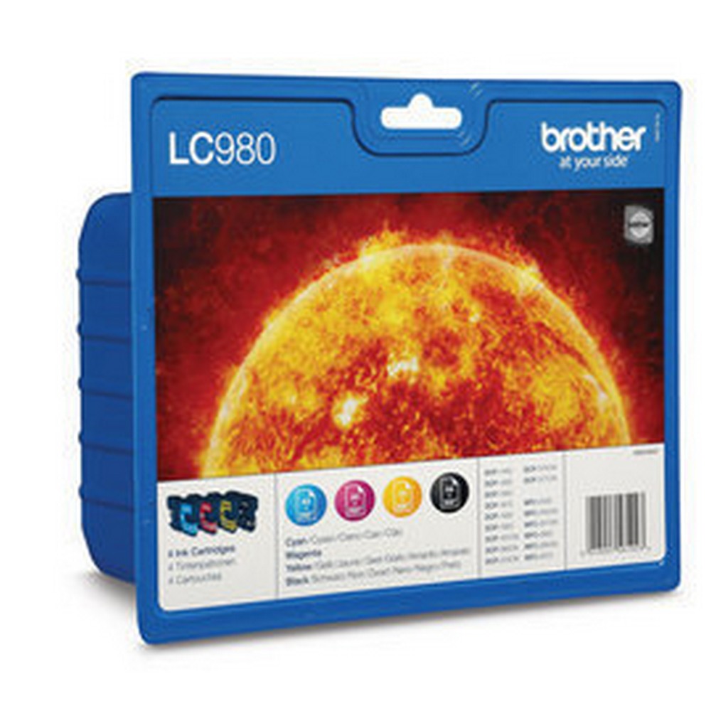 TINTA BROTHER LC980VALPB PACK 4 COLOR (DCP-195C)