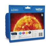 TINTA BROTHER LC980VALPB PACK 4 COLOR (DCP-195C)