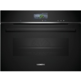 HORNO COMPACTO MULTIFUNCION CRISTAL NEGRO SIEMENS CS736G1B1