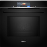 HORNO MULTIFUNCION PIROLITICO CON MICROONDAS CRISTAL NEGRO SIEMENS HM778GMB1