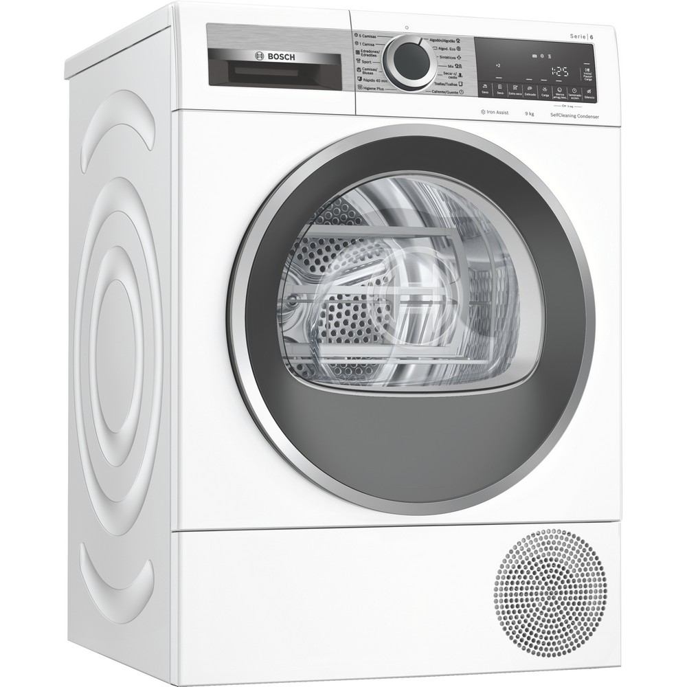 SECADORA CONDENSACION CON BOMBA DE CALOR 9 kg BOSCH WQG245A0ES - Ítem
