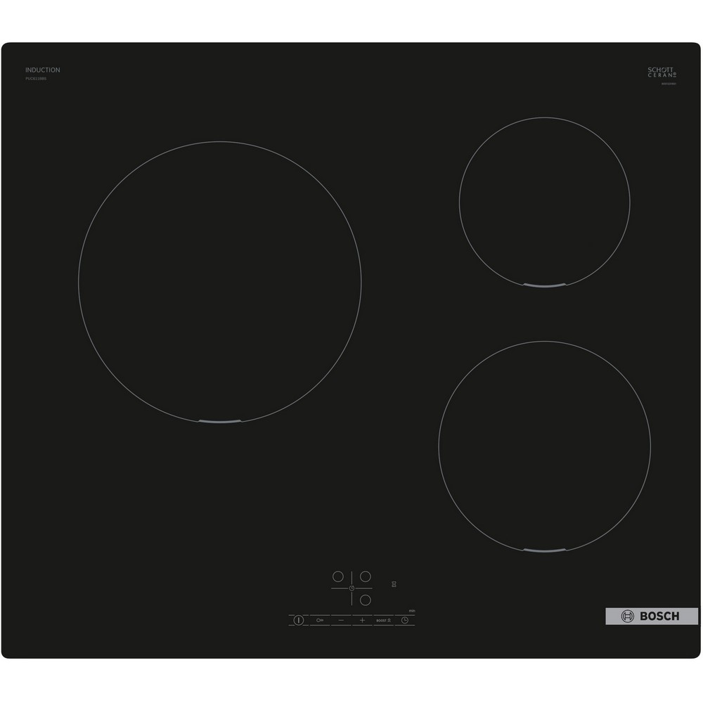 PLACA INDUCCION 3 FUEGOS BOSCH PUC611BB5E