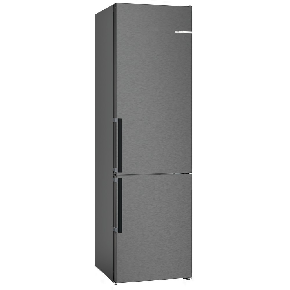 FRIGORIFICO COMBI NO FROST PUERTAS BLACK INOX BOSCH KGN39VXBT