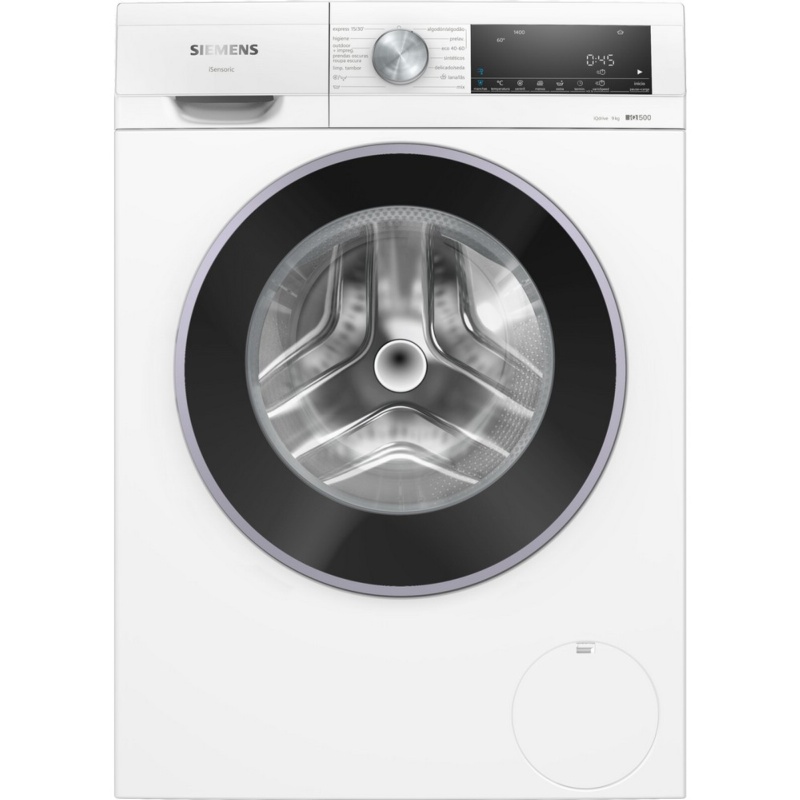 LAVADORA CARGA FRONTAL BLANCA 9 kg y 1400 rpm SIEMENS WG44G101EP