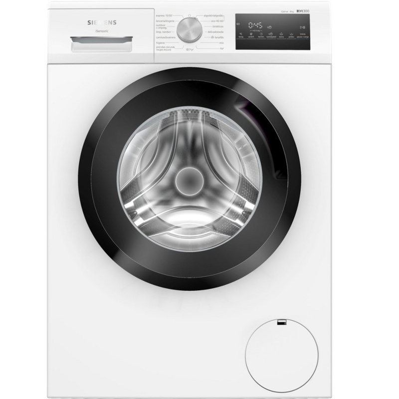 LAVADORA CARGA FRONTAL BLANCA 8 kg y 1200 rpm SIEMENS WM12N264ES