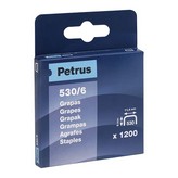 CAJA 1200 GRAPAS MOD. 530/6mm 77513 PETRUS