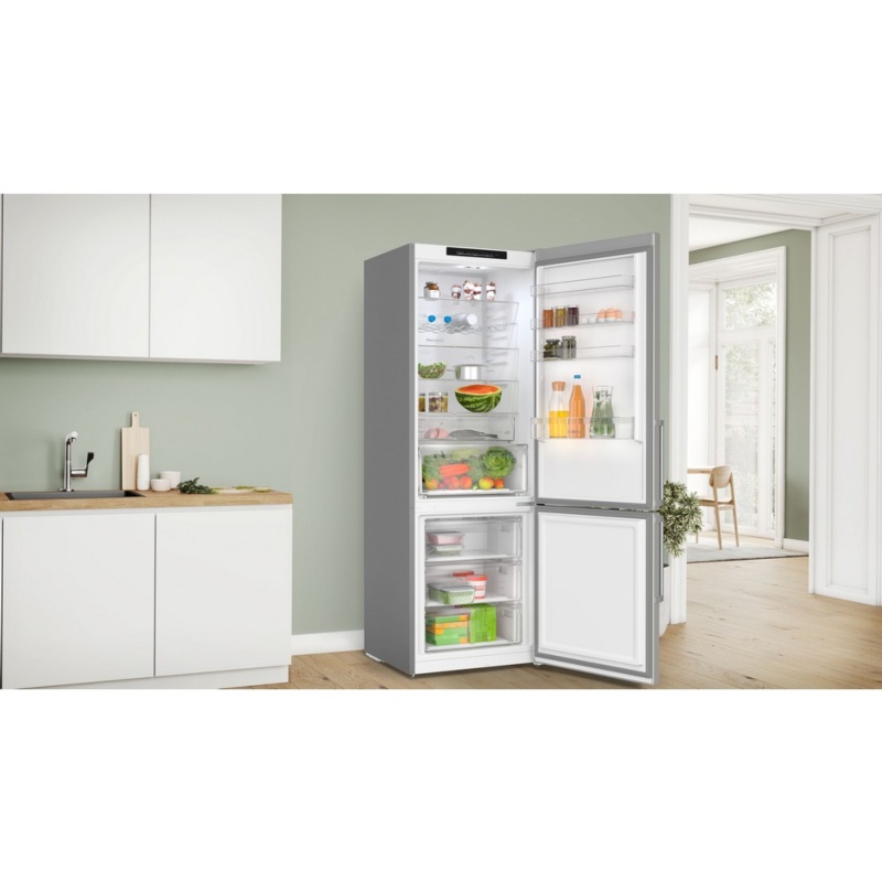 FRIGORIFICO COMBI NO FROST ancho 70 cm INOX BOSCH KGN49VICT 1