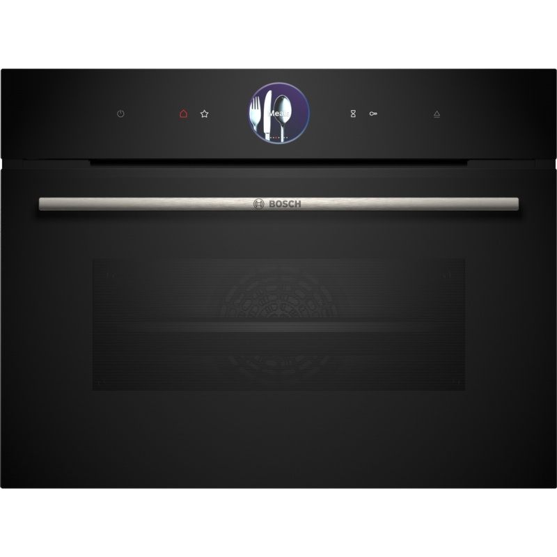 HORNO COMPACTO MULTIFUNCION CON VAPOR CRISTAL NEGRO BOSCH CSG7361B1