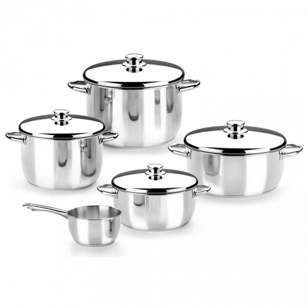 BATERIA MONIX OPTIMA 5 PIEZAS TAPA CRISTAL/INOX - Ítem