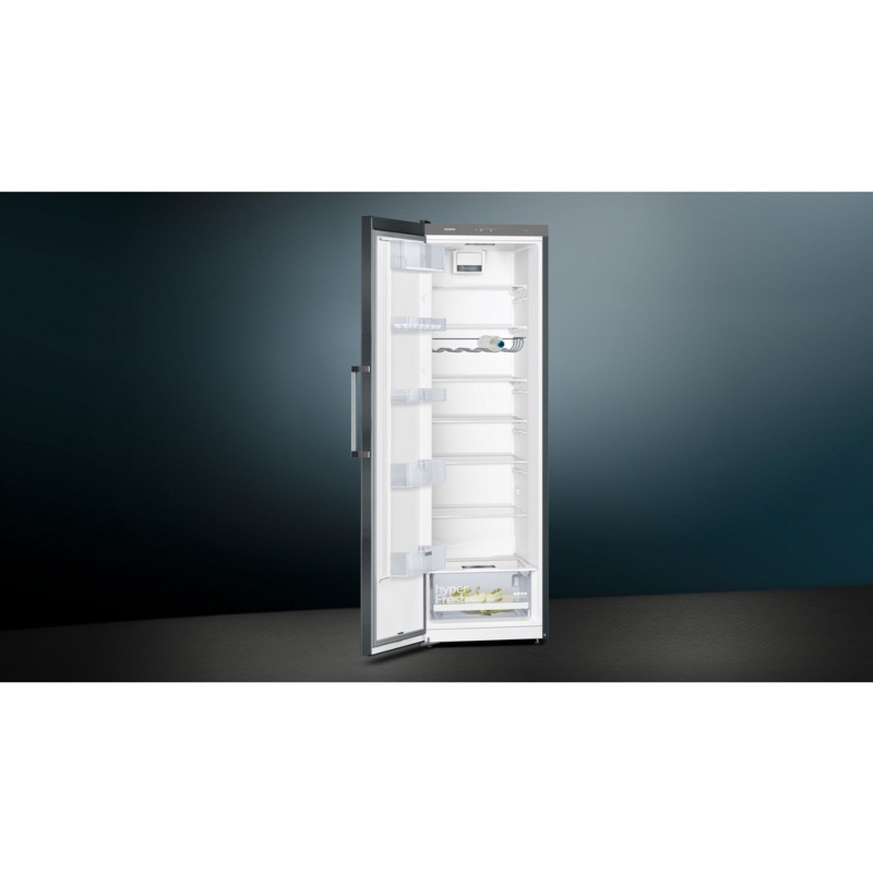 FRIGORIFICO 1 PUERTA CICLICO BLACK INOX SIEMENS KS36VVXDP 2