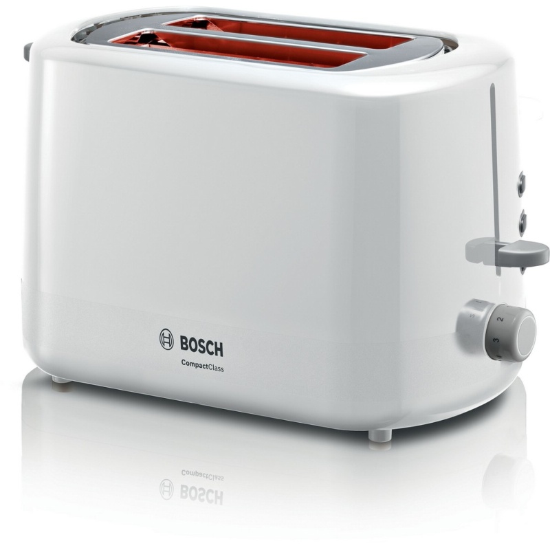 TOSTADOR COMPACTO 2 REBANADAS BLANCO BOSCH TAT3A111 - Ítem
