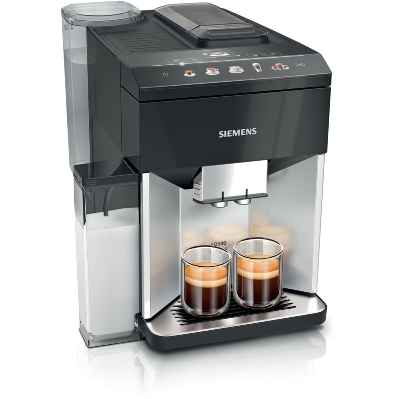 CAFETERA SUPERAUTOMATICA NEGRA Y PLATEADA SIEMENS TQ513R01