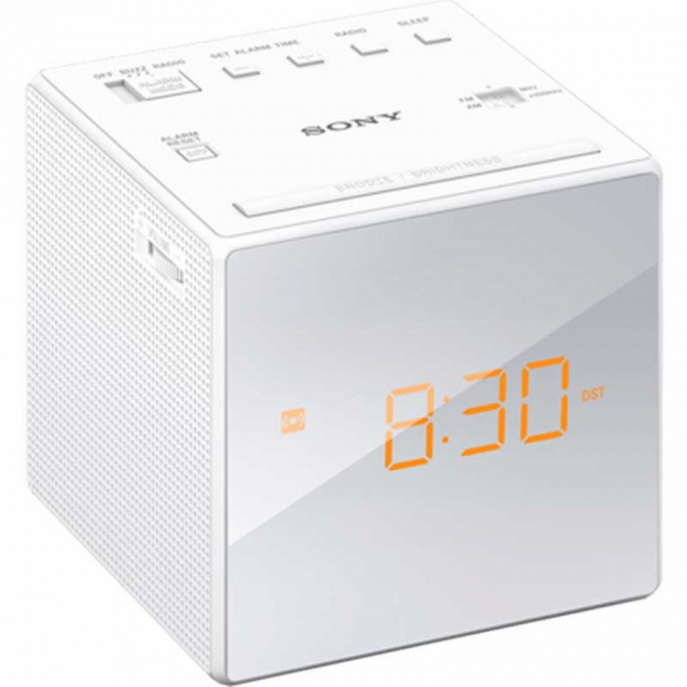 RADIO RELOJ SONY ICFC1W WHITE