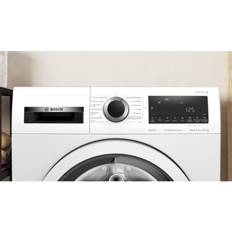 LAVADORA SECADORA BLANCA 9 kg de lavado y 6 kg de secado 1400 rpm BOSCH WNA13401ES - Ítem1