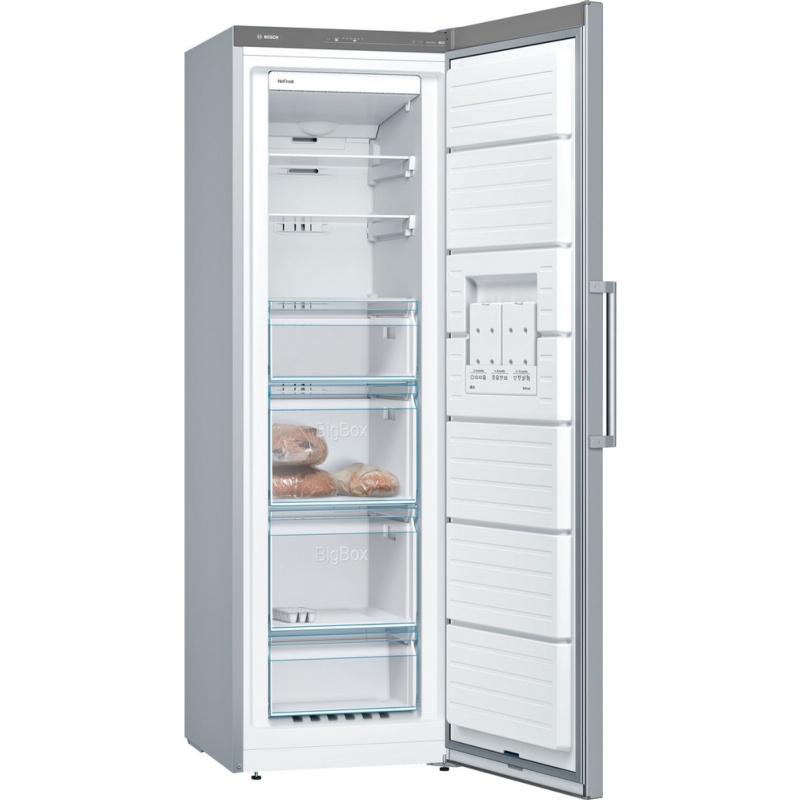 CONGELADOR VERTICAL NO FROST INOX MATE BOSCH GSN36VIEP 1