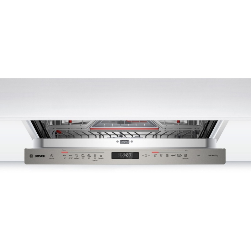 LAVAVAJILLAS INTEGRABLE CON PUERTA INOX y 3ª BANDEJA Home Connect BOSCH SMP6ZCS80S 1