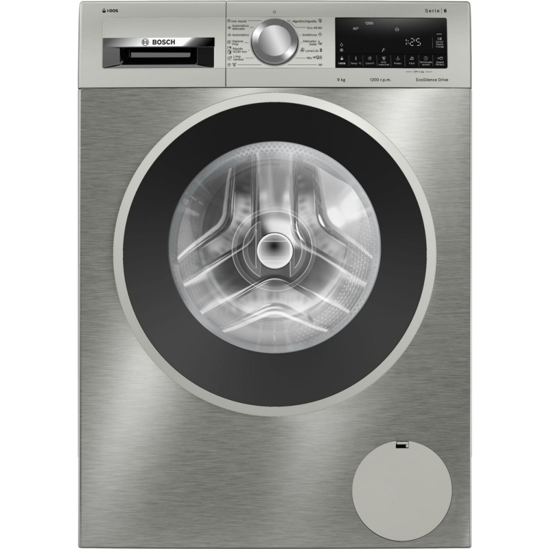 LAVADORA CARGA FRONTAL INOX CON AUTODOSIFICADOR 9 kg y 1200 rpm BOSCH WGG242FXES - Ítem