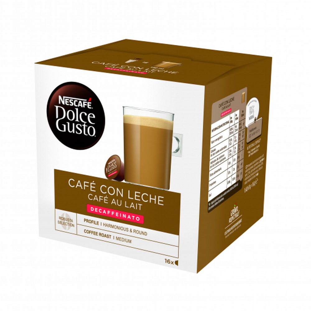 ESTUCHE DOLCE GUSTO CAFE AU LAIT DECA 16CAP