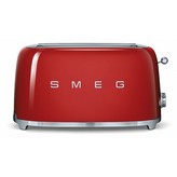 TOSTADOR SMEG TSF02 RANURASDEU 2 RANURAS LARGA ROJO 1500W