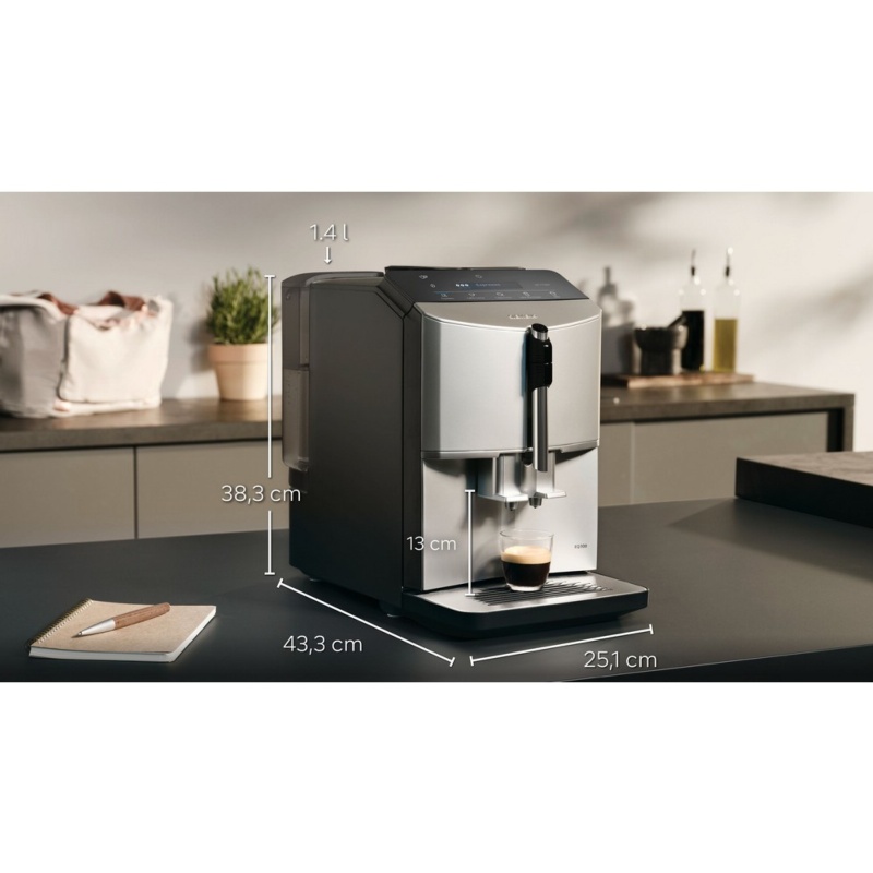 CAFETERA SUPERAUTOMATICA INOX SIEMENS TF303E07 1