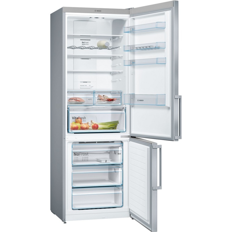FRIGORIFICO COMBI NO FROST ANCHO 70 cm INOX BOSCH KGN49XIDQ - Ítem1
