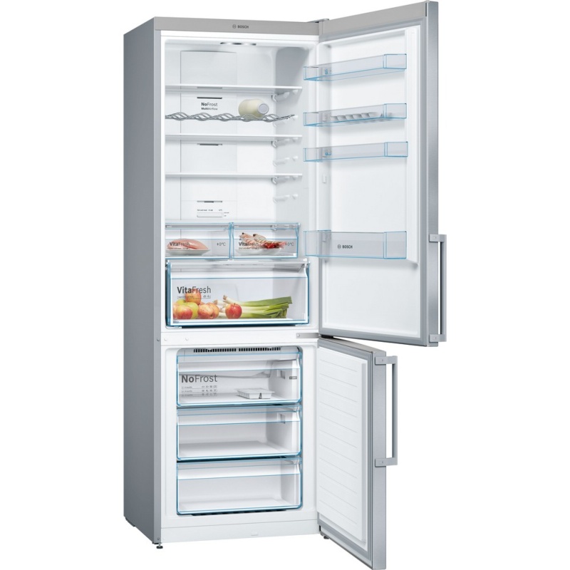 FRIGORIFICO COMBI NO FROST ANCHO 70 cm INOX BOSCH KGN49XIDQ 1