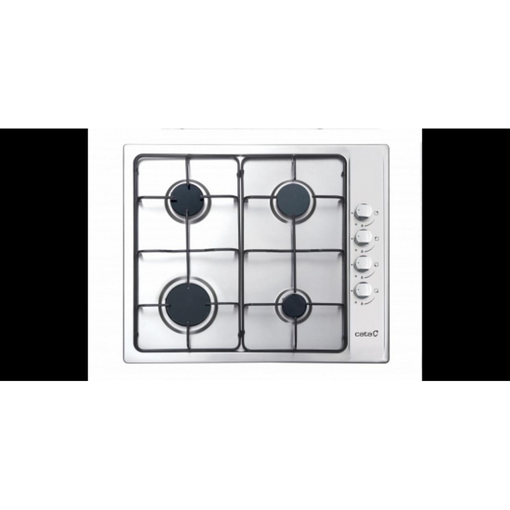 PLACA GAS INOX 4 FUEGOS CATA GI6004X