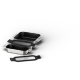 ACCESORIO COCCION SET DE 3 SARTENES RECTANGULARES PARA PLACAS FLEXINDUCCION BALAY 3AB9FF030