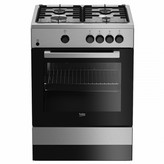 COCINA DE GAS INOX 4 FUEGOS BEKO FSG62000DXL