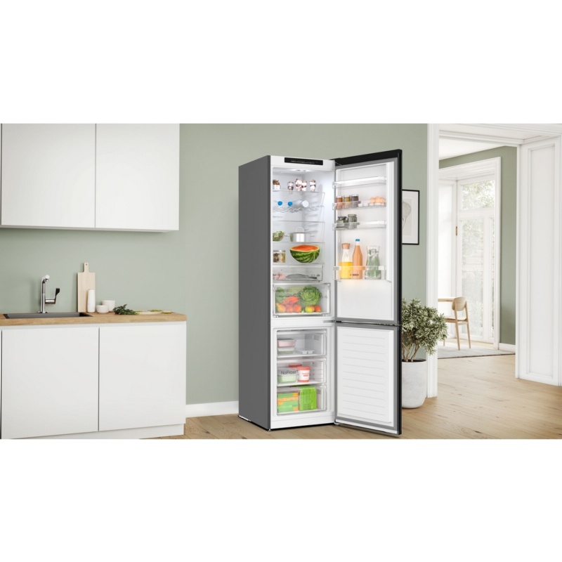 FRIGORIFICO COMBI NO FROST BLACK-INOX BOSCH KGN392XCF 5