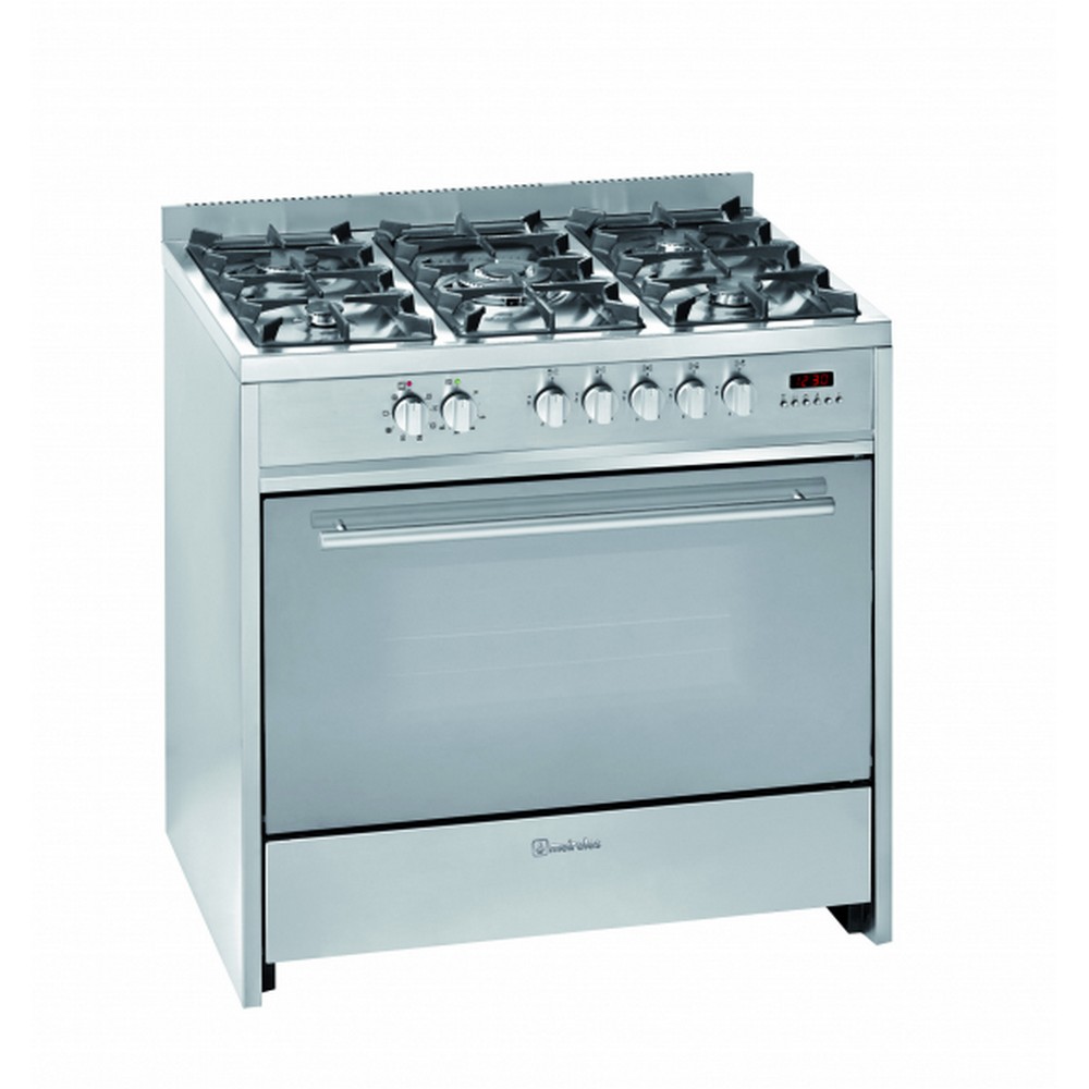 COCINA DE GAS CON HORNO ELECTRICO INOX 3 FUEGOS MEIRELES E911X