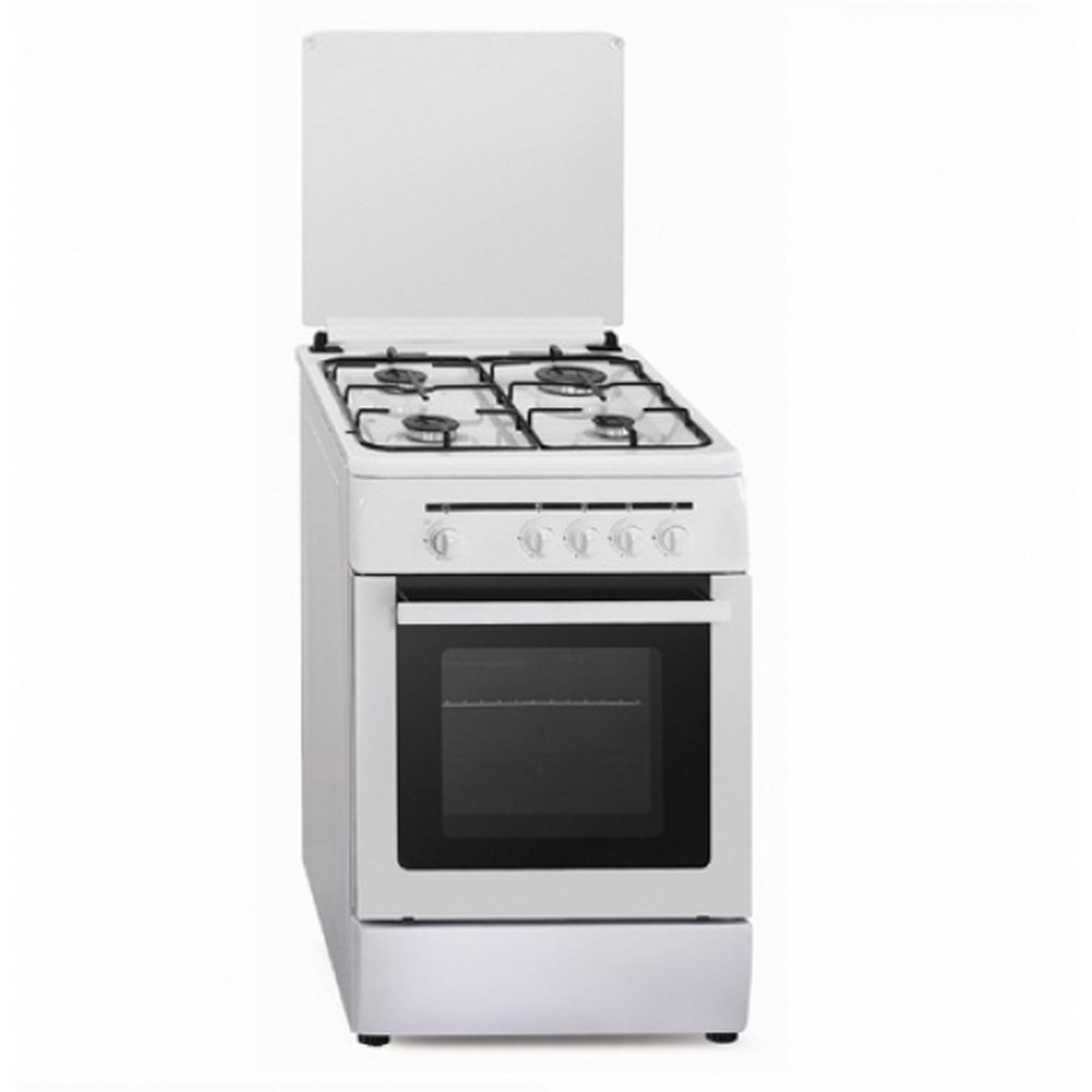 COCINA DE GAS NATURAL BLANCA 4 FUEGOS VITROKITCHEN CB55BN