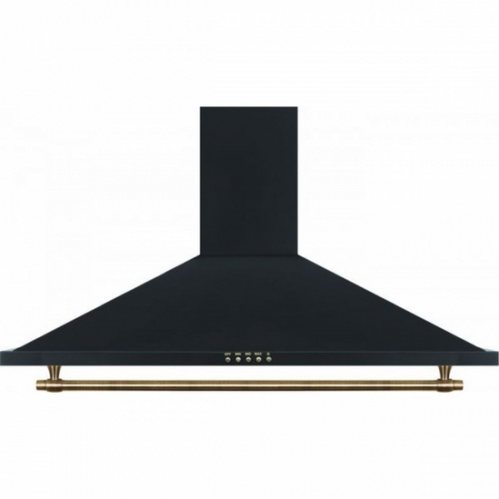 CAMPANA DECORATIVA RUSTICA NEGRA 90 cm VITROKITCHEN CD951R - Ítem