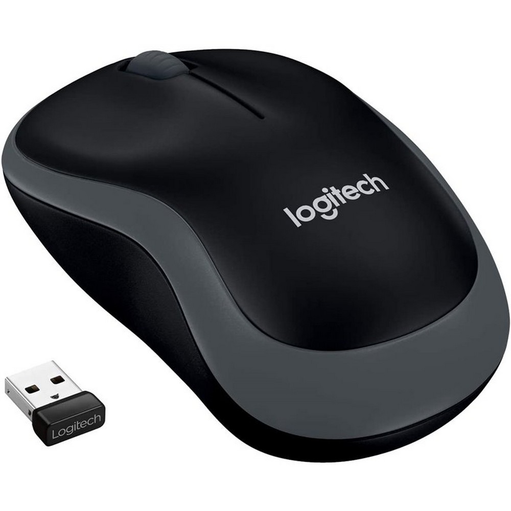 RATON LOGITECH M185 WIRELESS NEGRO-GRAY 910-002238