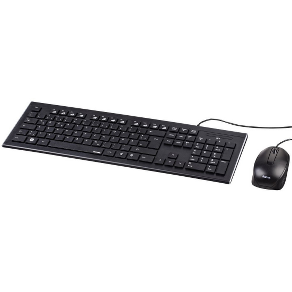 TECLADO+RATON HAMA 69134958 CABLE CORTINO