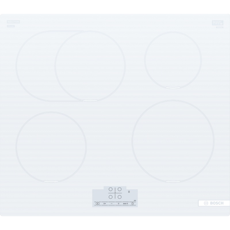 PLACA INDUCCION 4 FUEGOS COLOR BLANCO HIELO BOSCH PIF612BB1E
