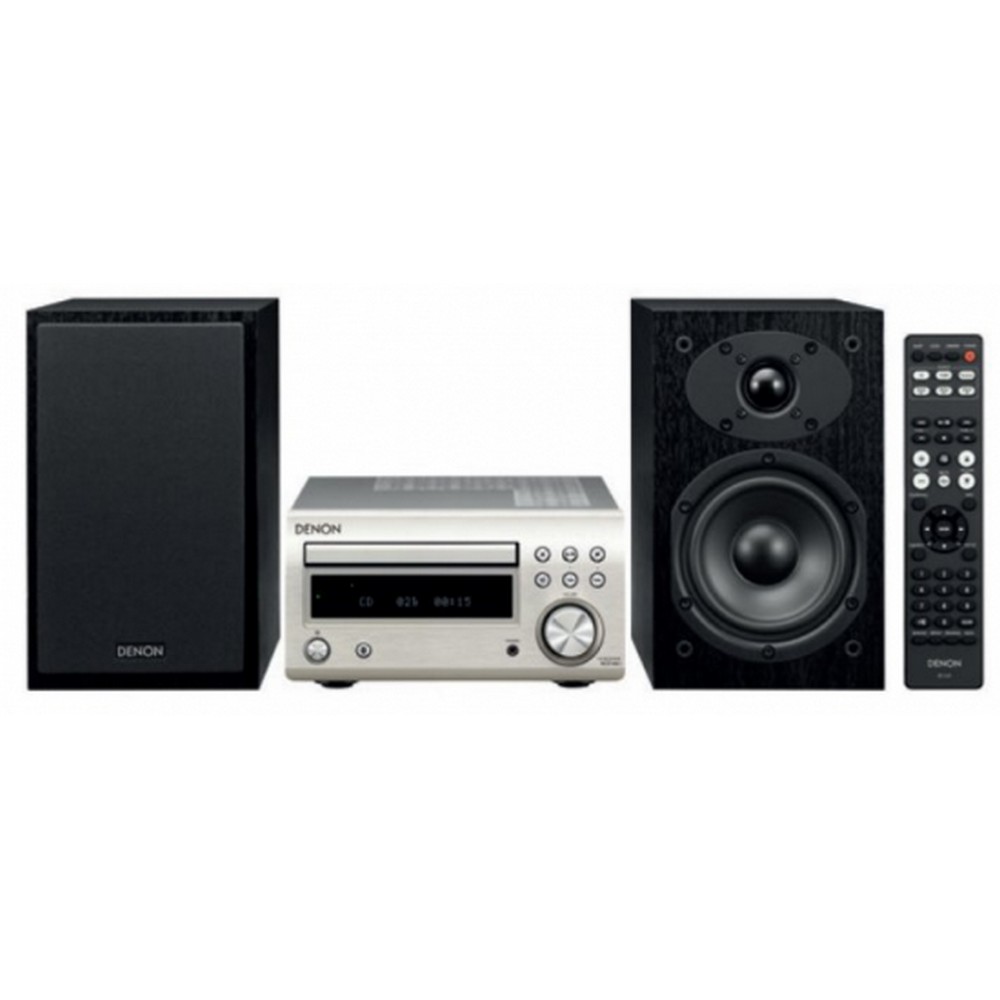 CADENA MUSICAL DENON D-M41 BLUETOOTH 30W BK/SLV