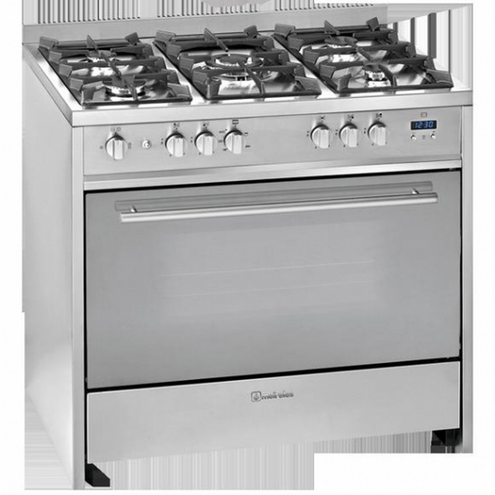 COCINA DE GAS NATURAL INOX 5 FUEGOS MEIRELES G910X