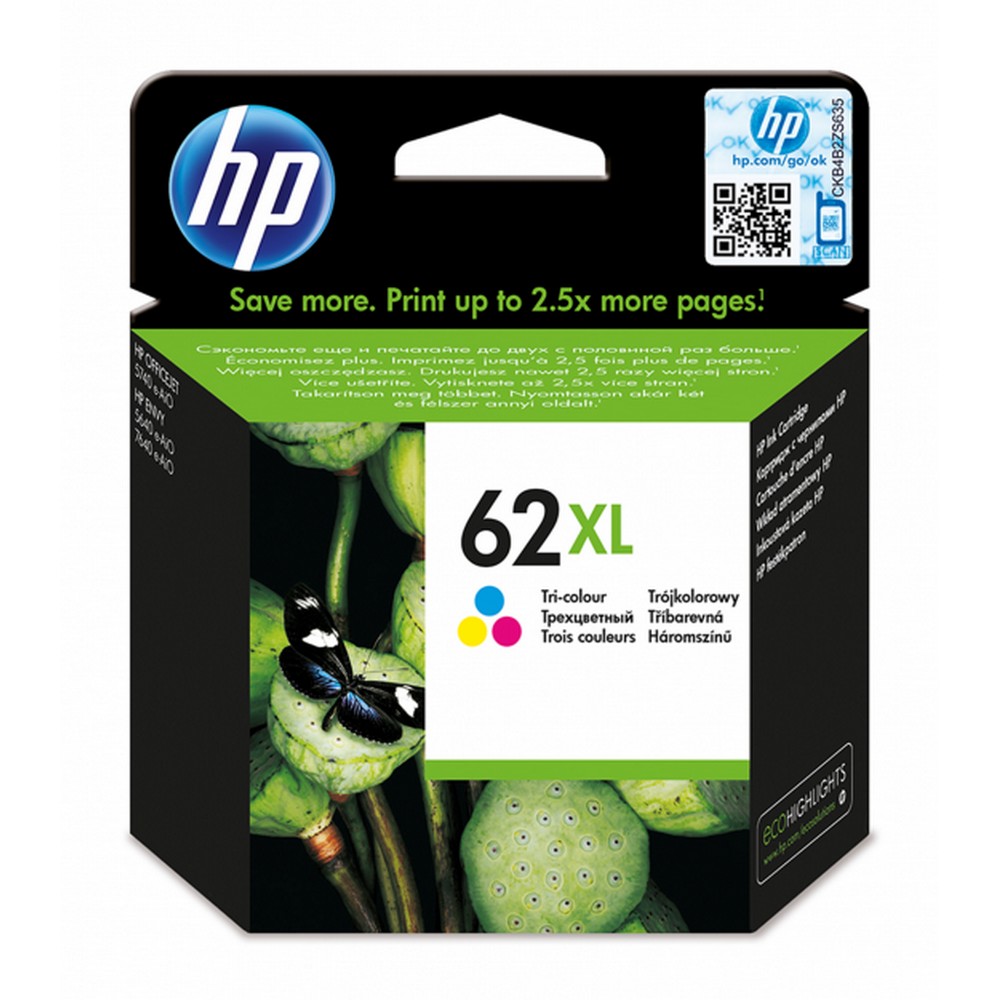 TINTA HP 62XL TRICOLOR C2P07AE