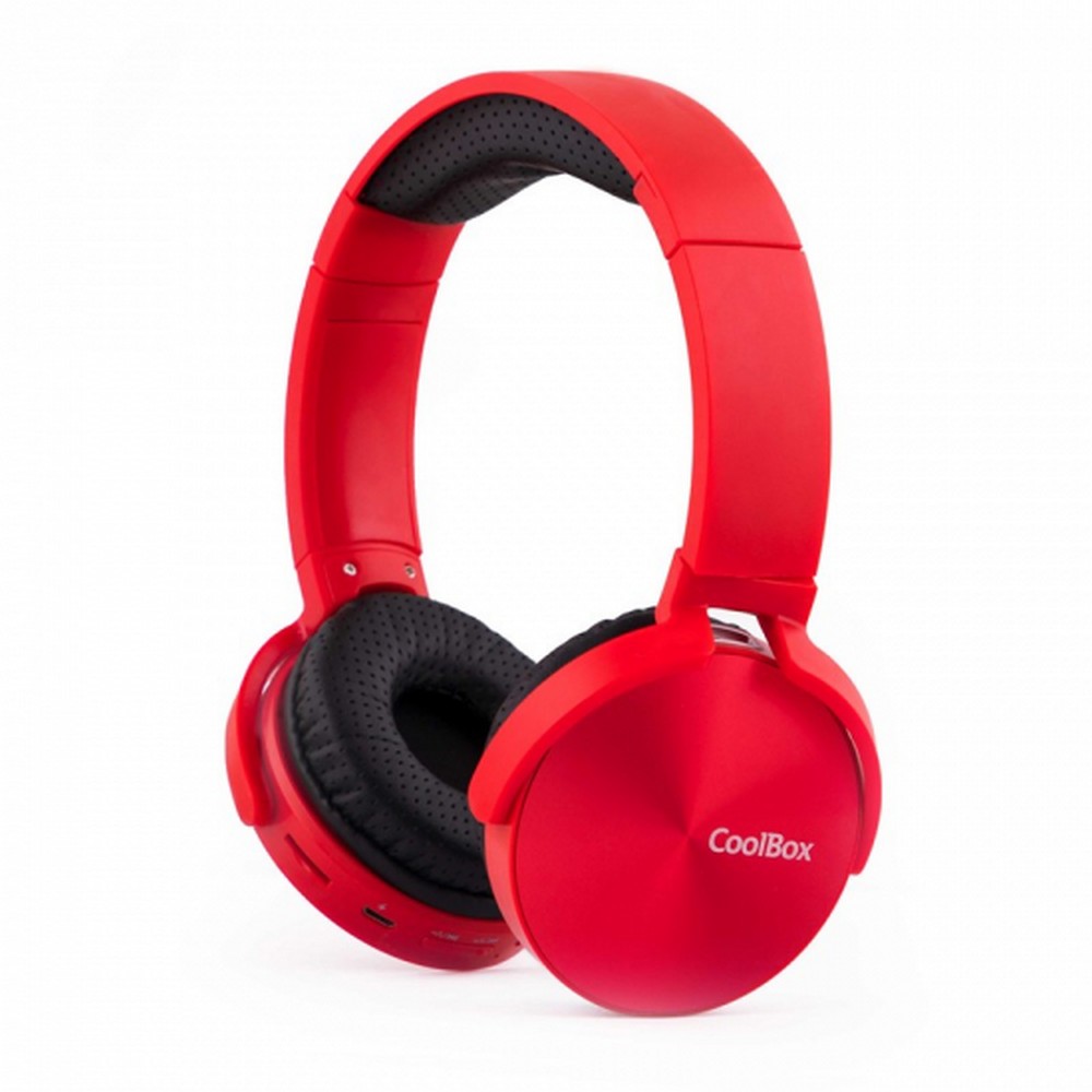 AURICULARES COOLBOX COO-AUB-02RD COOLMETAL ROJO