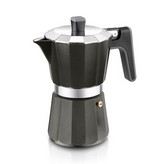 CAFETERA INDUCCION 6 TAZAS BRA PERFECTA ALUMINIO BLACK EDITION 170485